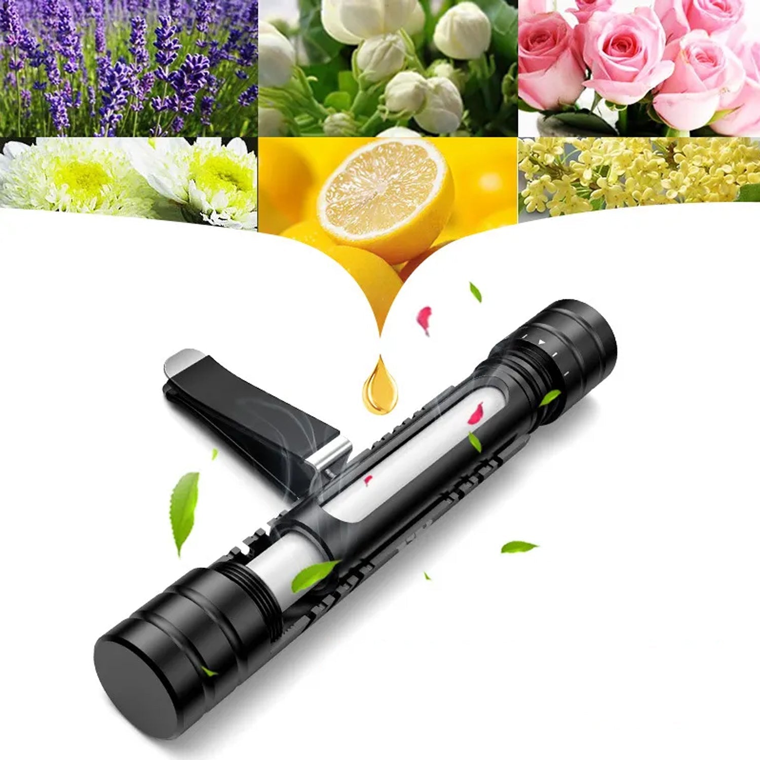6591 Car Air Perfume For AC Vent - New Long Lasting And Sweet Fragrances with Rotating Flow Control - Magnetic, Ocean, Lavender, Cologne, Lemon - Interior Accessories For Car 6591 Car Air Perfume For AC Vent - New Long Lasting And Sweet Fragrances with Rotating Flow Control - Magnetic, Ocean, Lavender, Cologne, Lemon - Interior Accessories For Car
